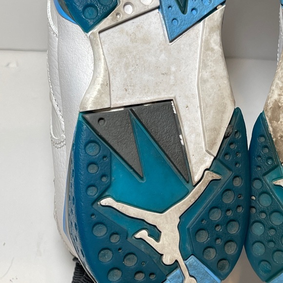 Air Jordan 7 Retro French Blue 2015 Boys Shoes - Picture 9 of 9